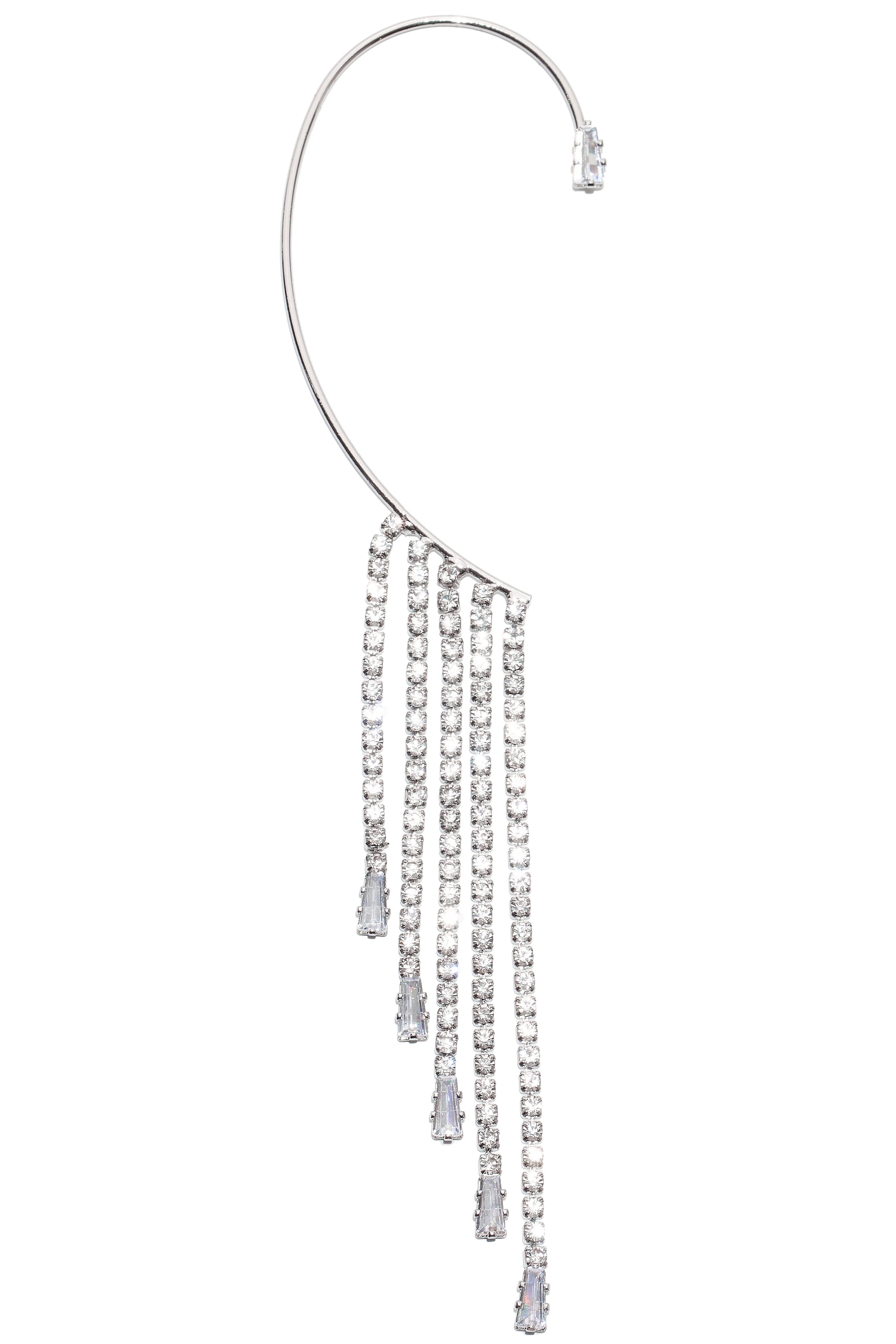 Adina Diamond Fringe Ear Cuff - Image 4