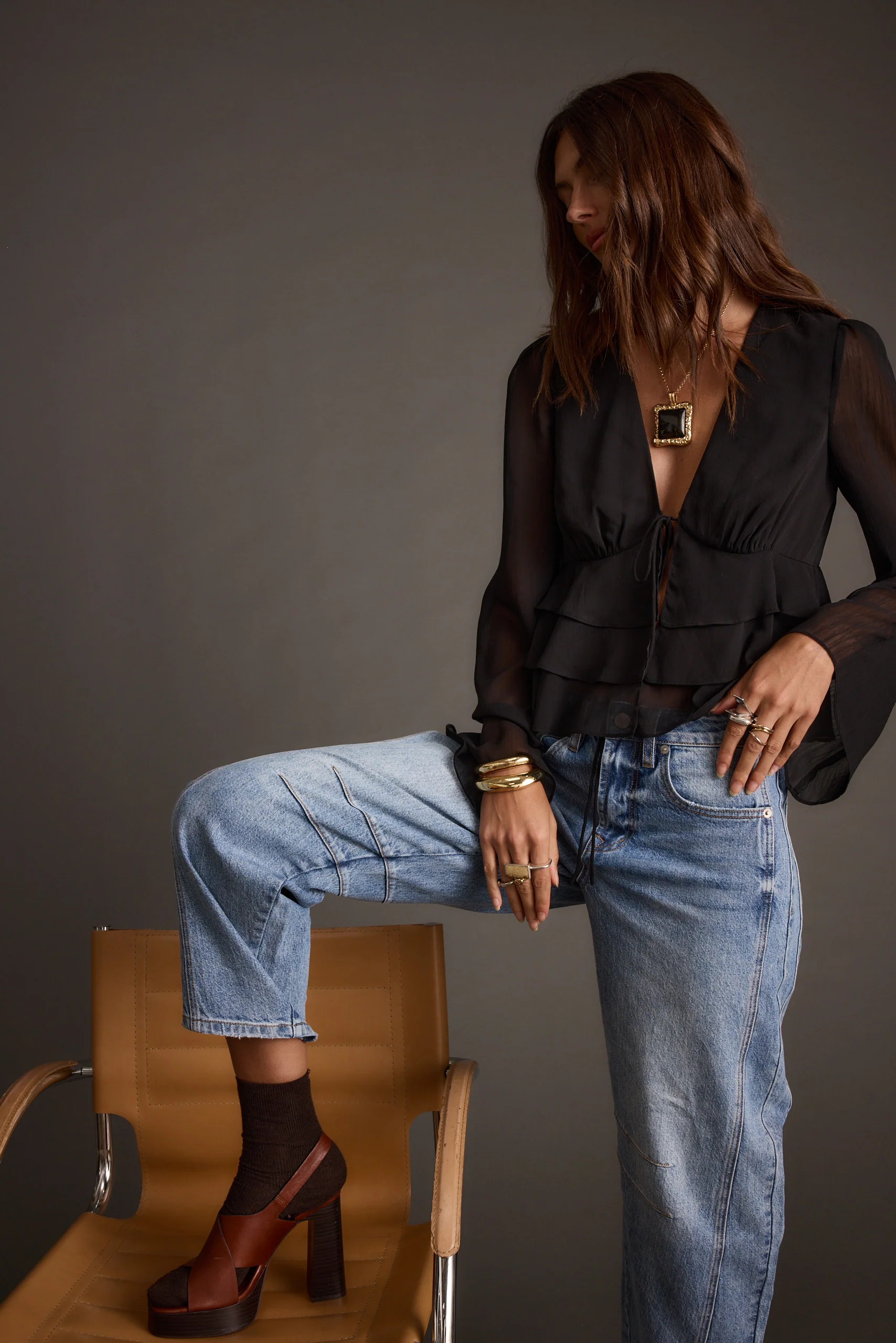 Alexa Black Blouse - Image 5