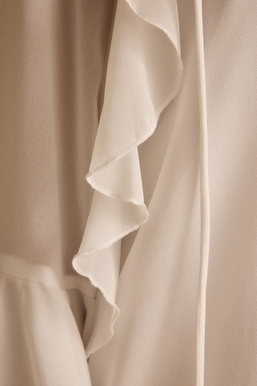 Alice White Chiffon Mini Dress - Image 6