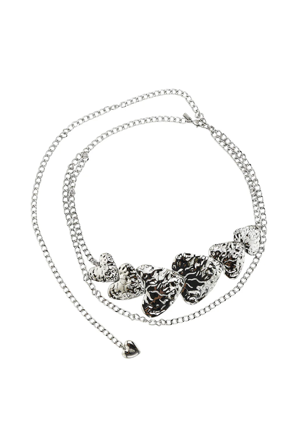 Allegra Silver Statement Heart Belt - Image 2