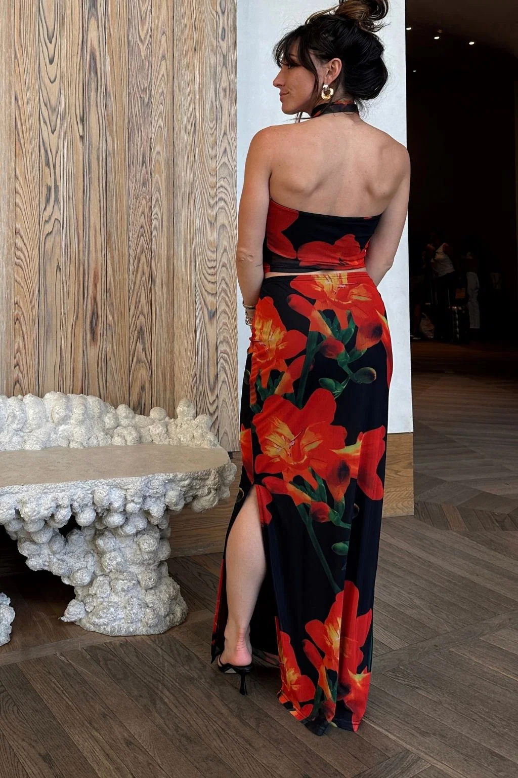 Amour Floral Maxi Skirt - Image 3