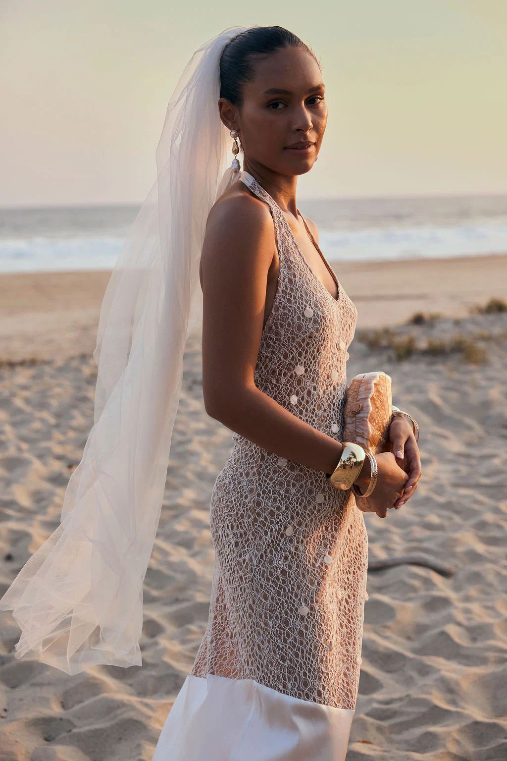 Anastasia Pearl Embellished Maxi Dress - Image 3