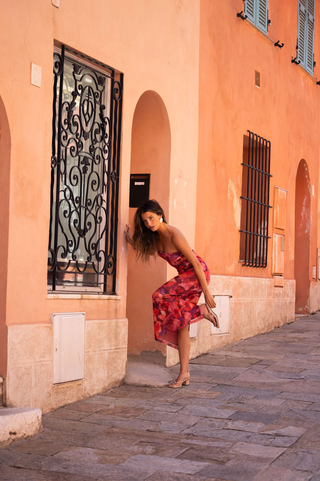 Avani Floral Strapless Maxi Dress - Image 3