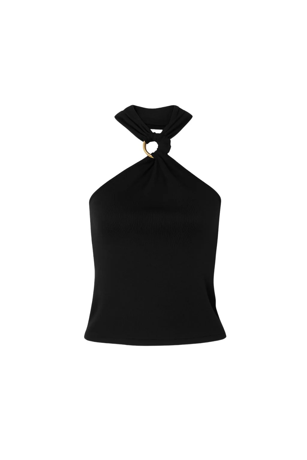 Azula Black Embellished Halter Top - Image 11