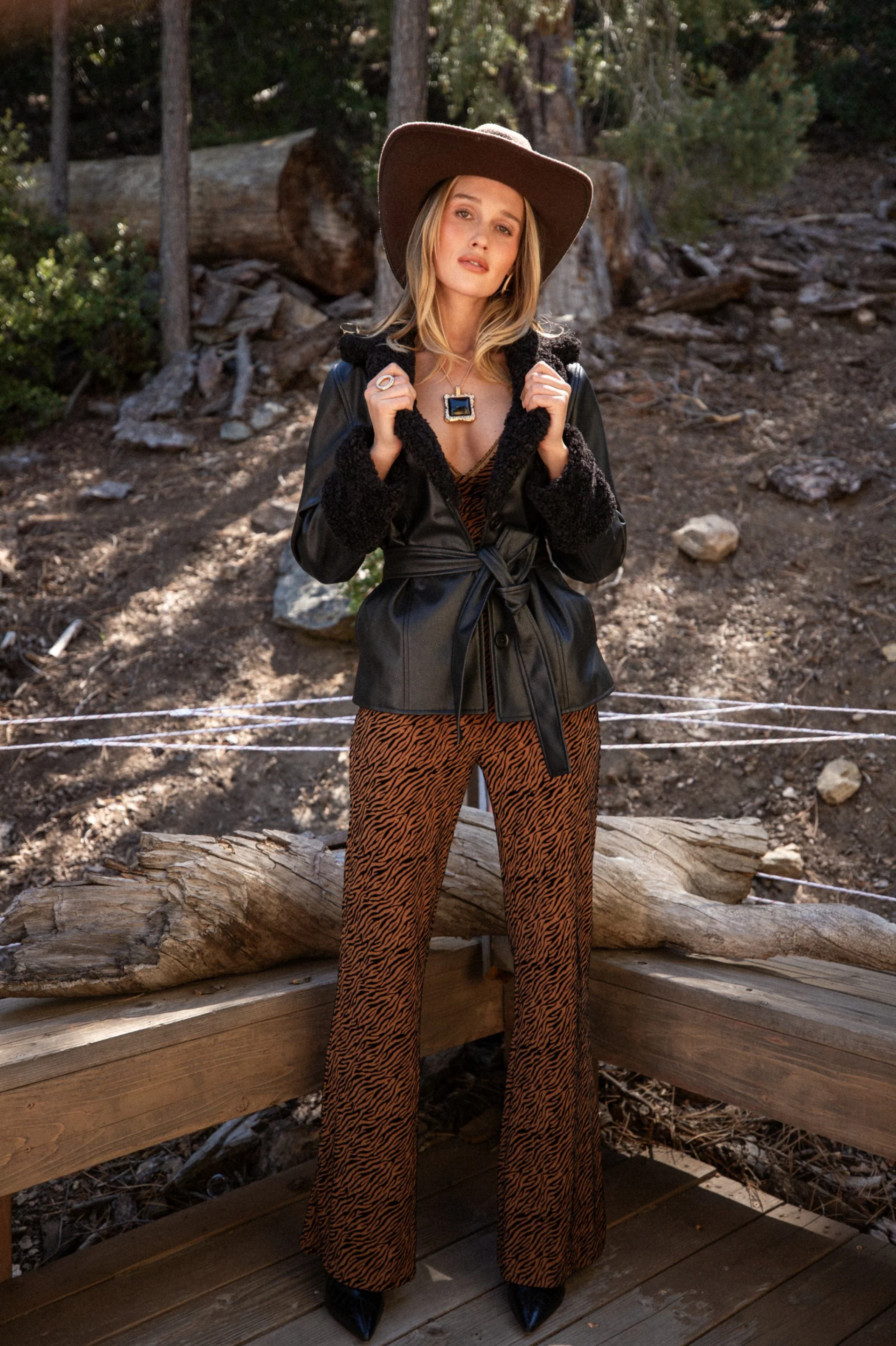 Banks Black Belted Coat - Image 3