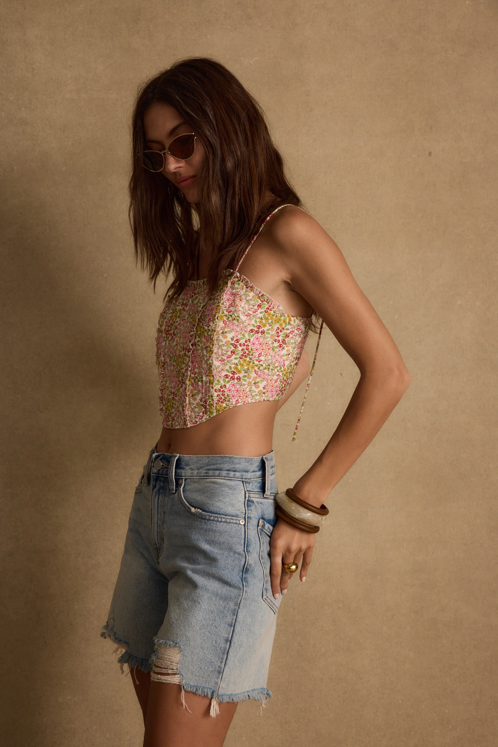 Bay View Floral Corset Top - Image 4