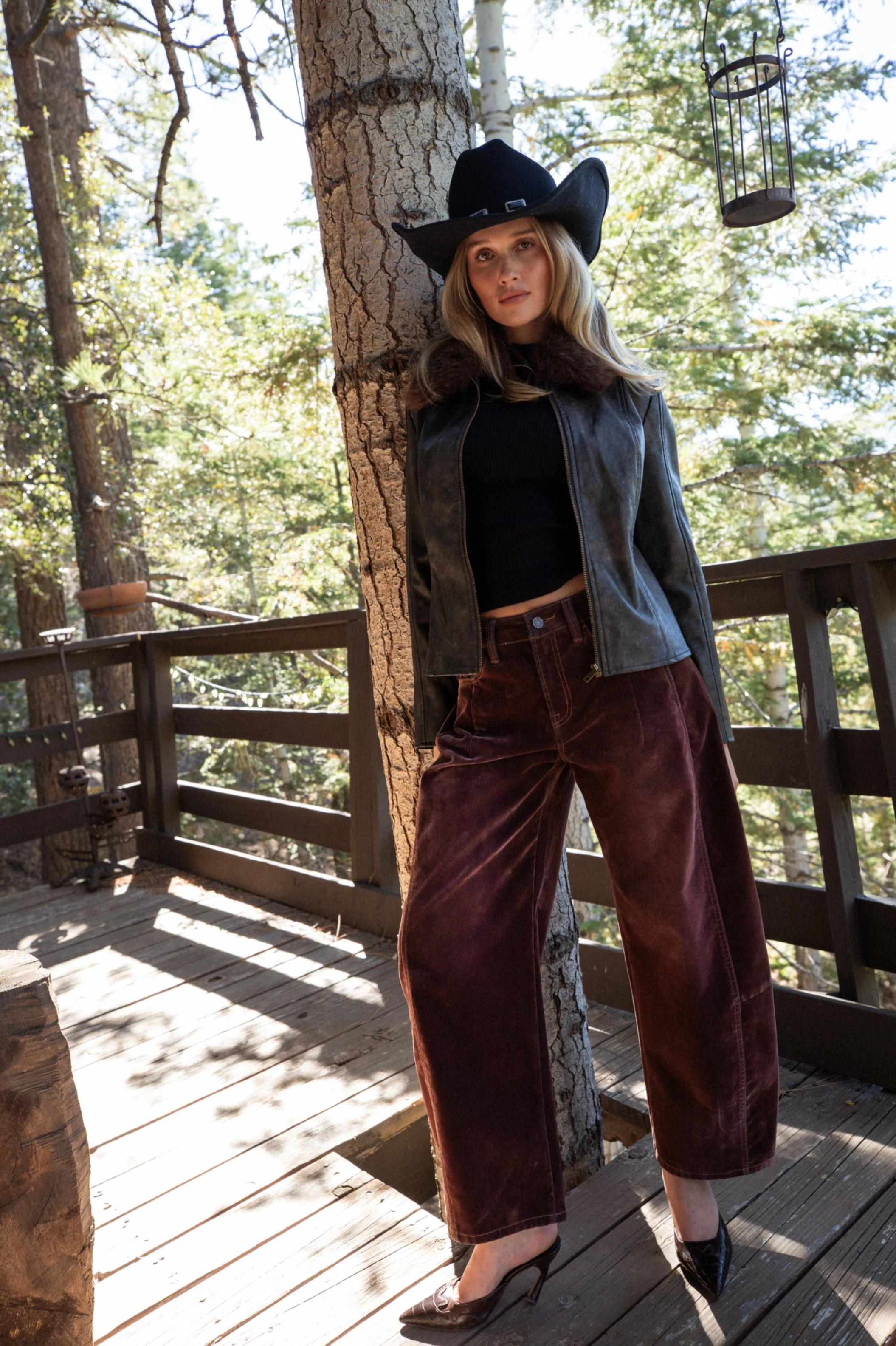 Beckett Espresso Vegan Leather Jacket - Image 11