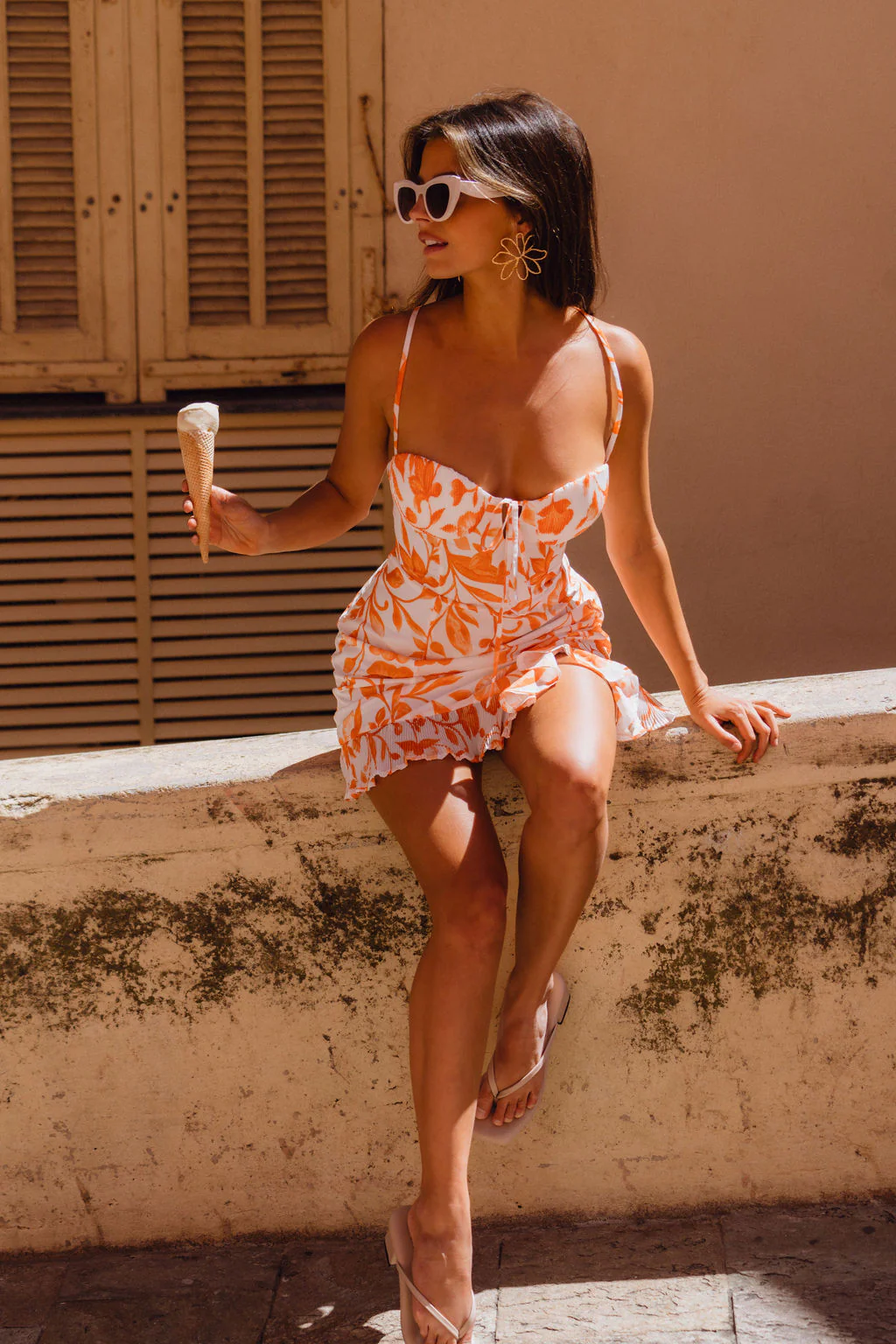 Belle Floral Mini Dress - Image 2
