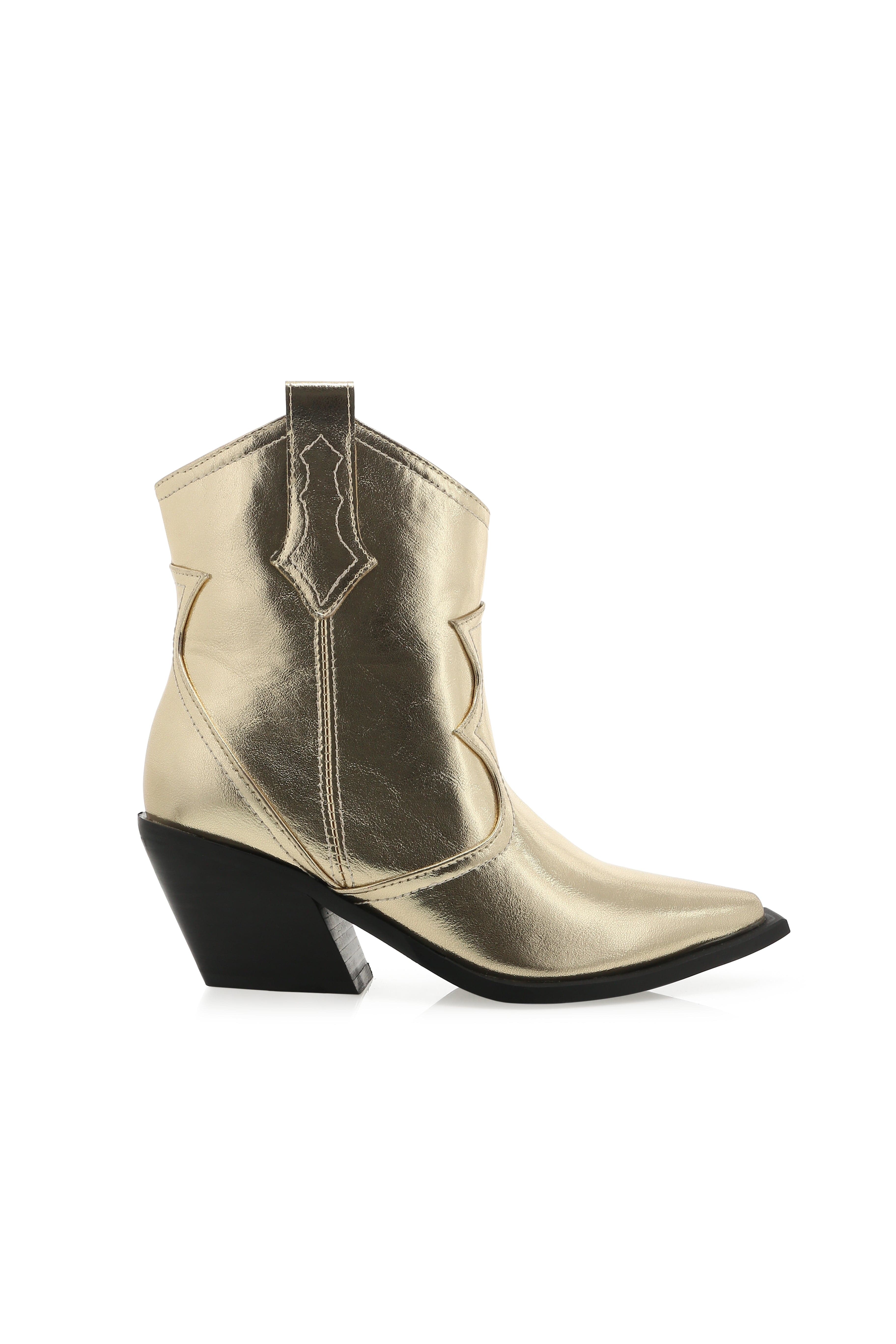 Billini Ulira Gold Metallic Boot - Image 7