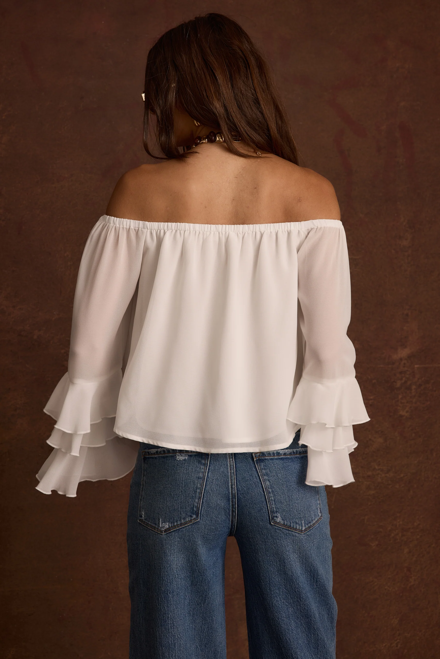 Brinley Off Shoulder Blouse - Image 3