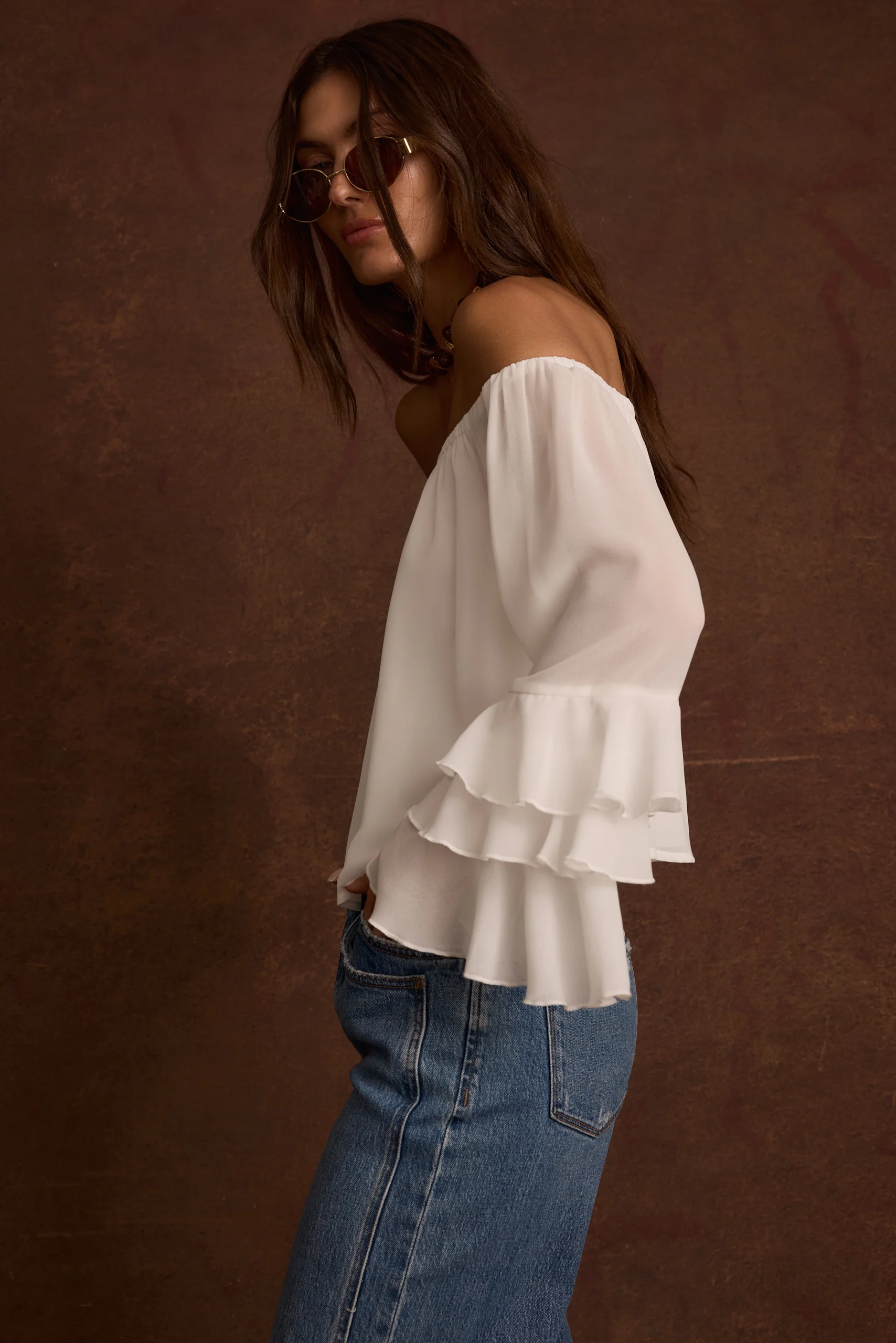Brinley Off Shoulder Blouse - Image 4