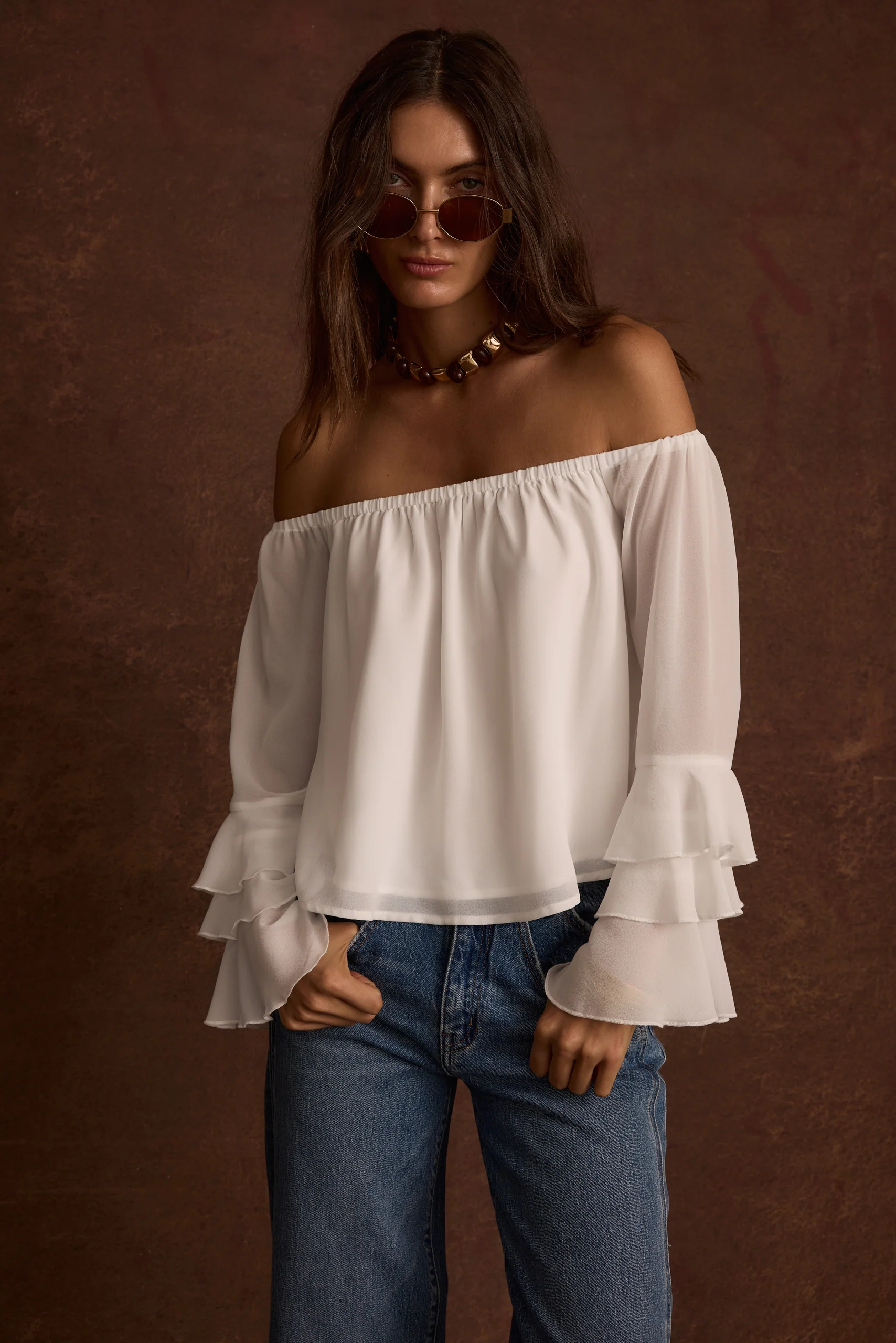 Brinley Off Shoulder Blouse - Image 5