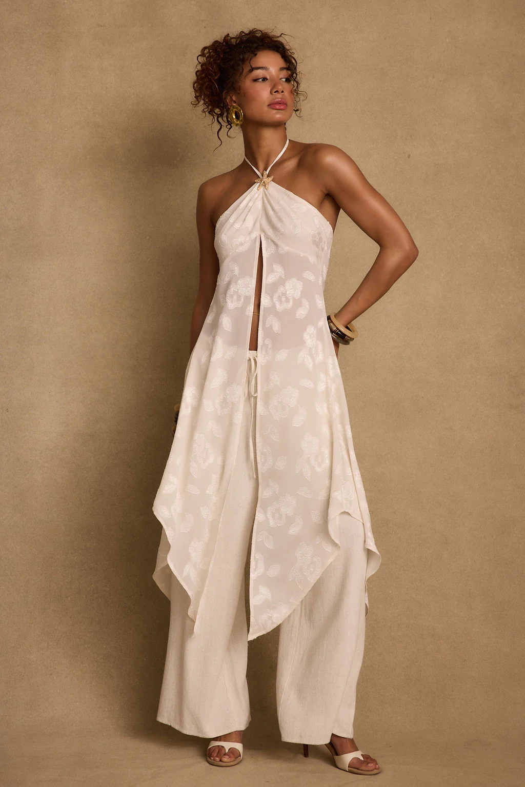 Bruma Ivory Flyaway Top - Image 3