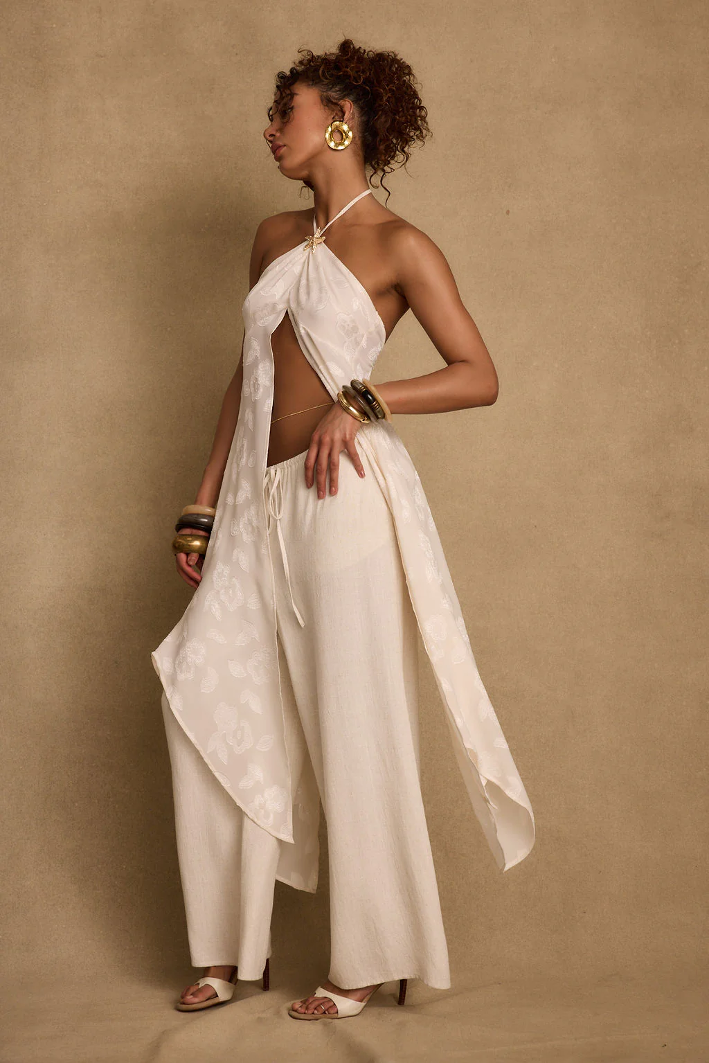 Bruma Ivory Flyaway Top - Image 4