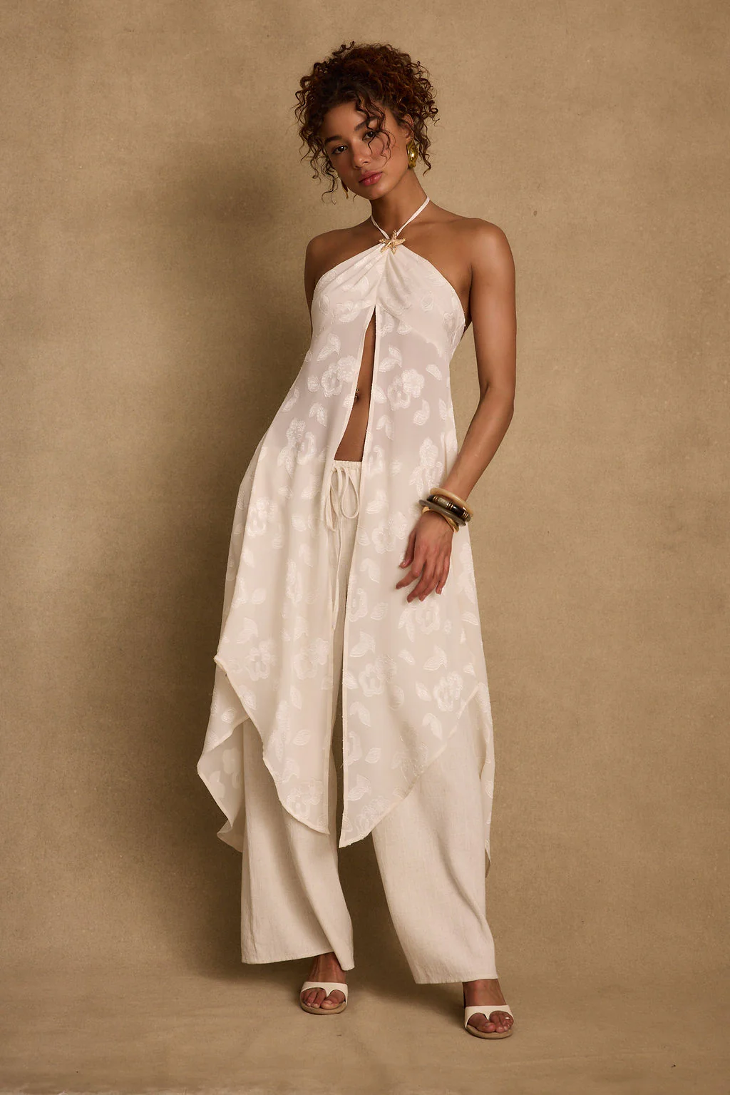 Bruma Ivory Flyaway Top - Image 7