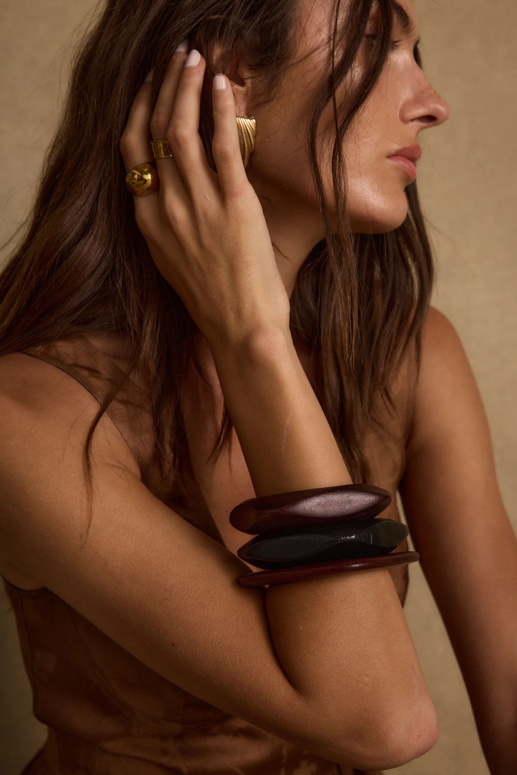 Canyon Artisan Chunky Bangle Stack - Image 3