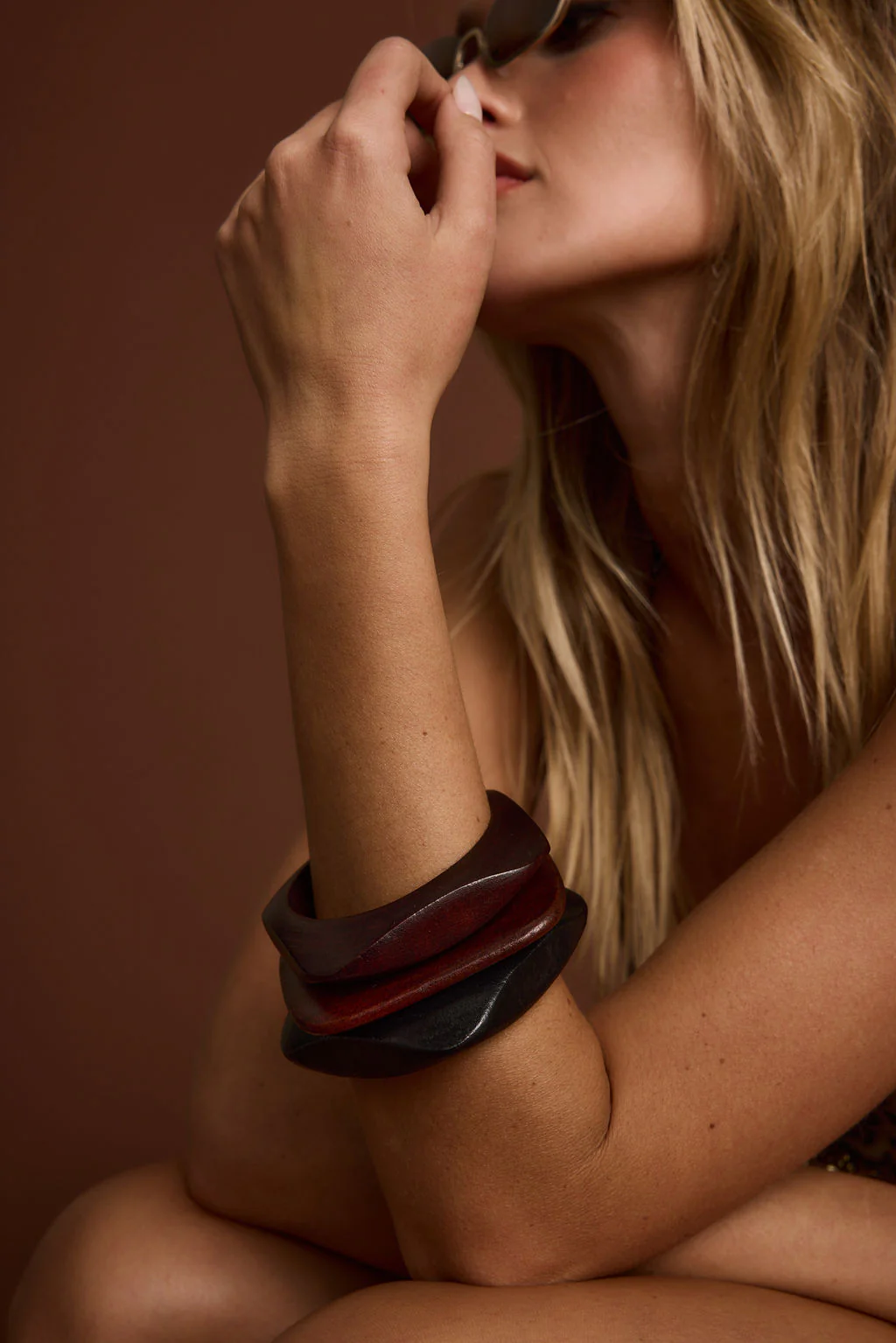 Canyon Artisan Chunky Bangle Stack - Image 5