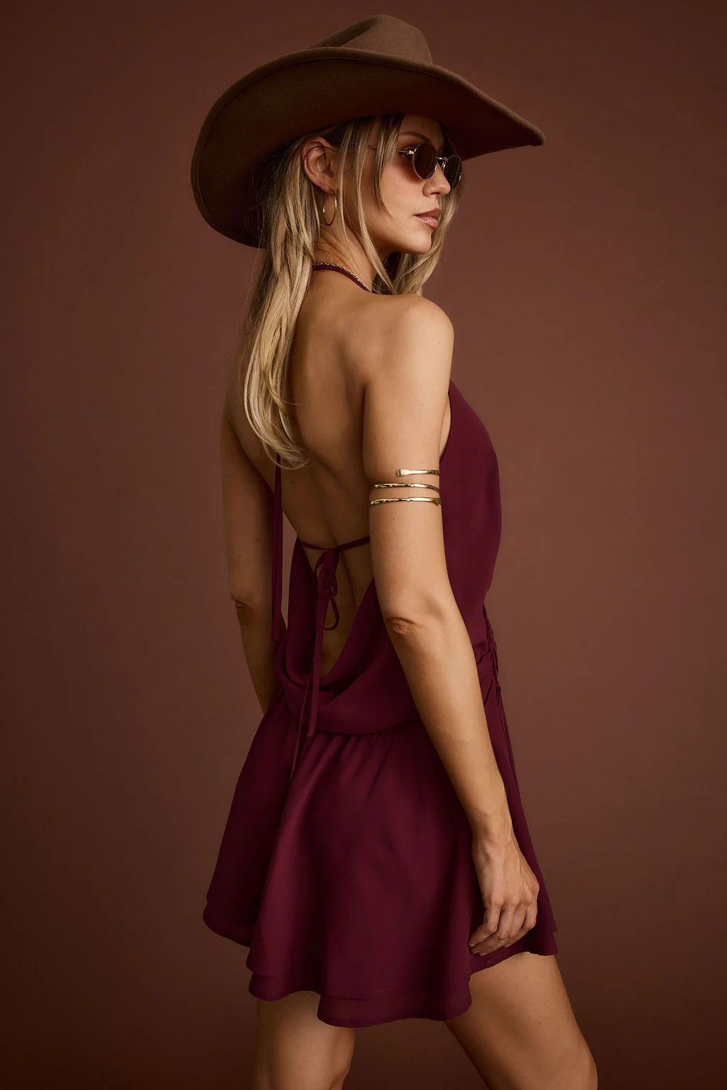 Canyon Bloom Mulberry Mini Dress - Image 7