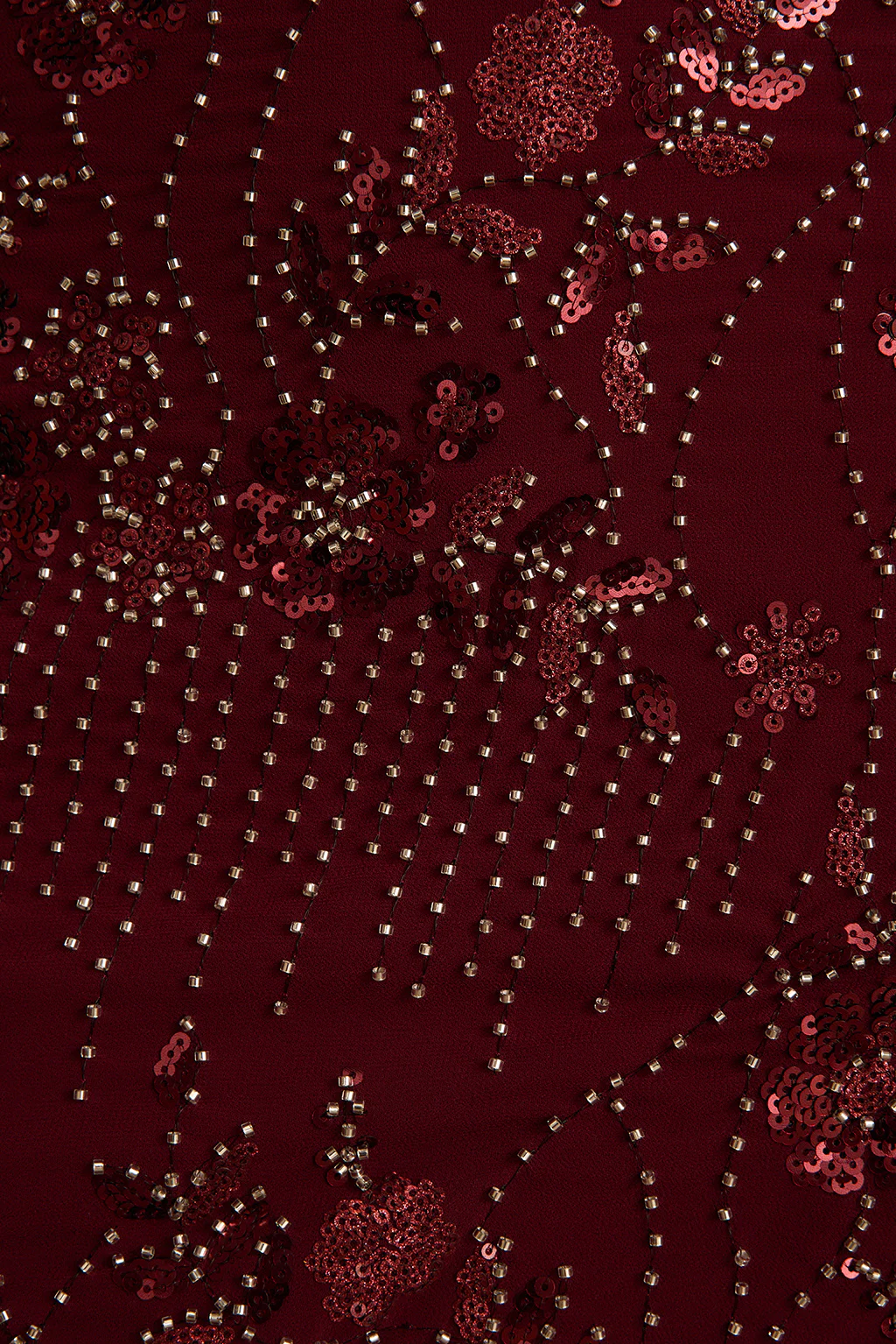 Capri Mulberry Beaded Halter Top - Image 9