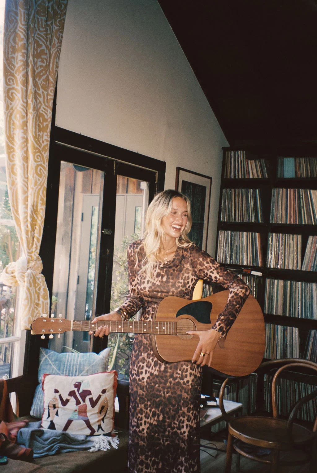 Casanova Leopard Mesh Maxi Dress - Image 5