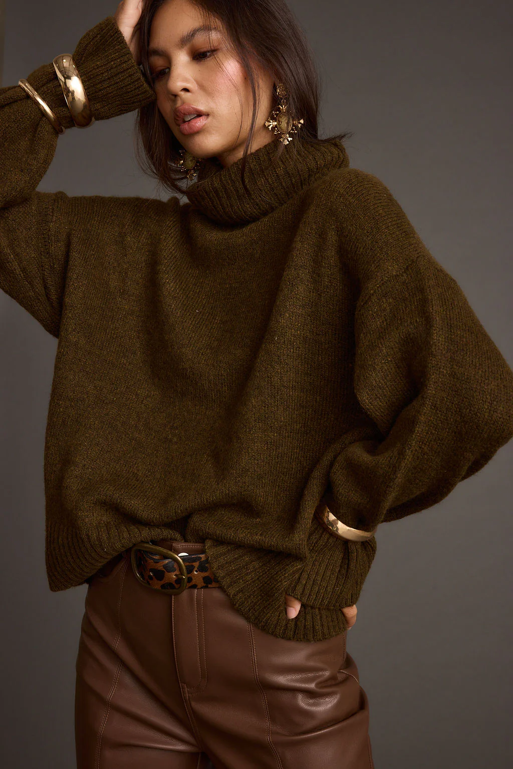Cedar Oversized Sweater Turtleneck - Image 4