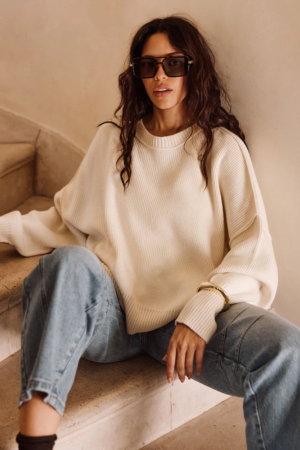 Chelsea Cream Sweater - Image 7