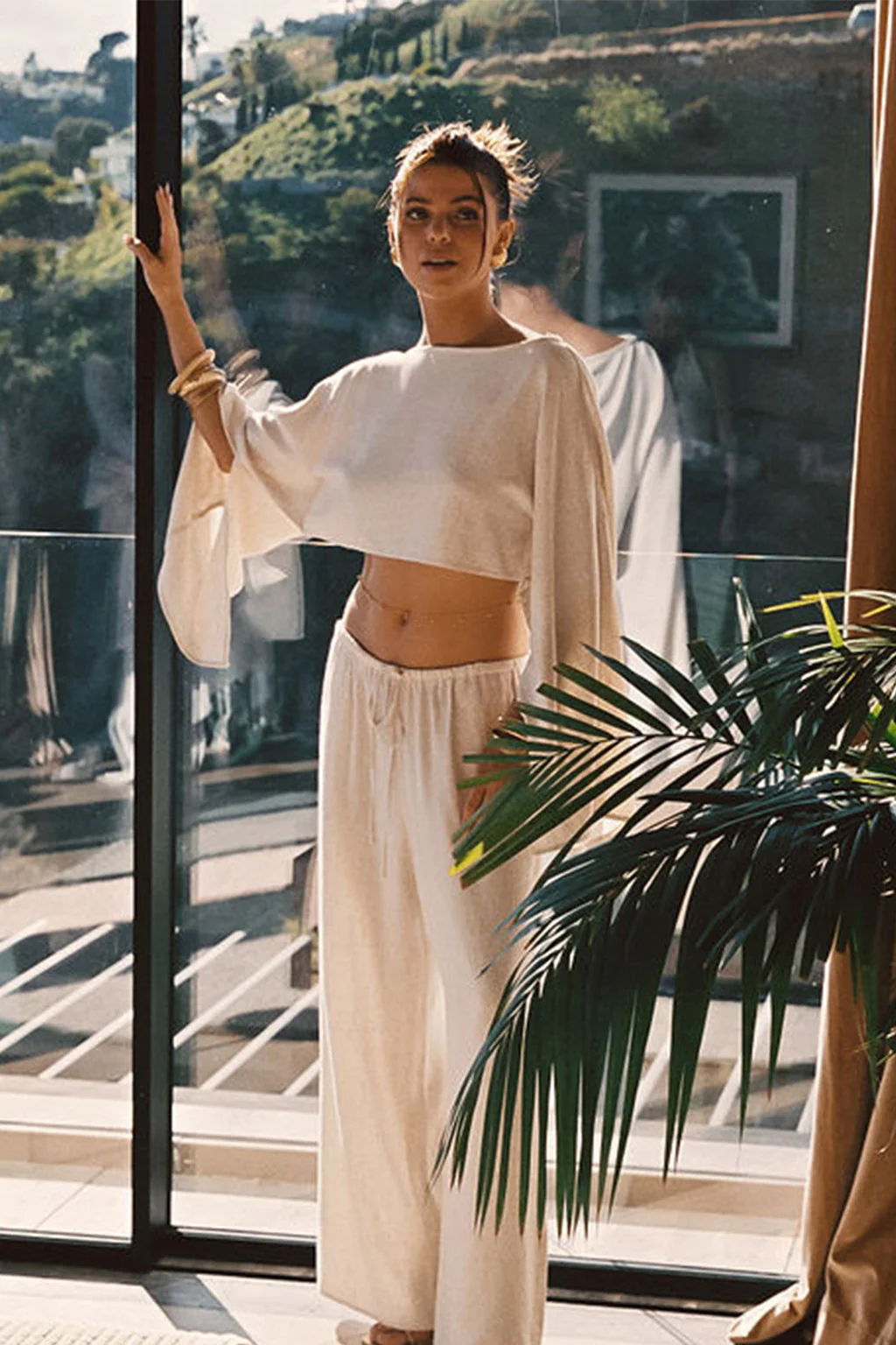 Clear Breeze Natural Linen Pants - Image 4