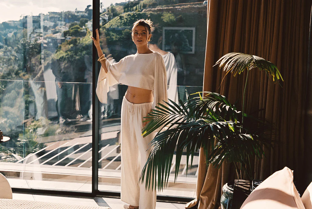 Clear Breeze Natural Linen Top - Image 9