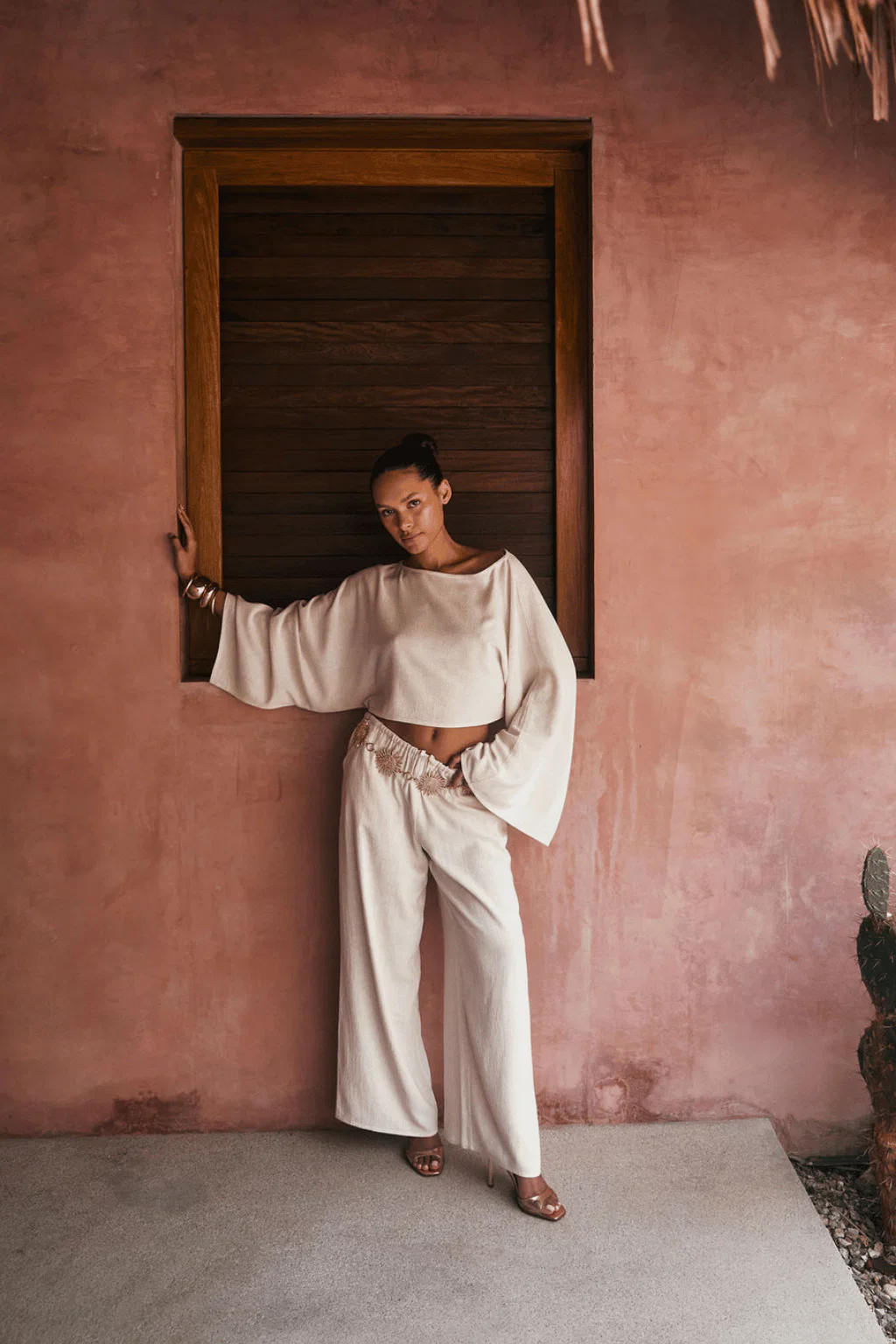 Clear Breeze White Linen Pants - Image 6