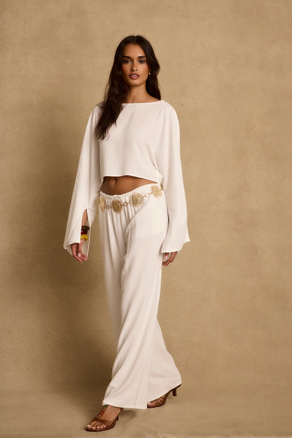 Clear Breeze White Linen Top - Image 10