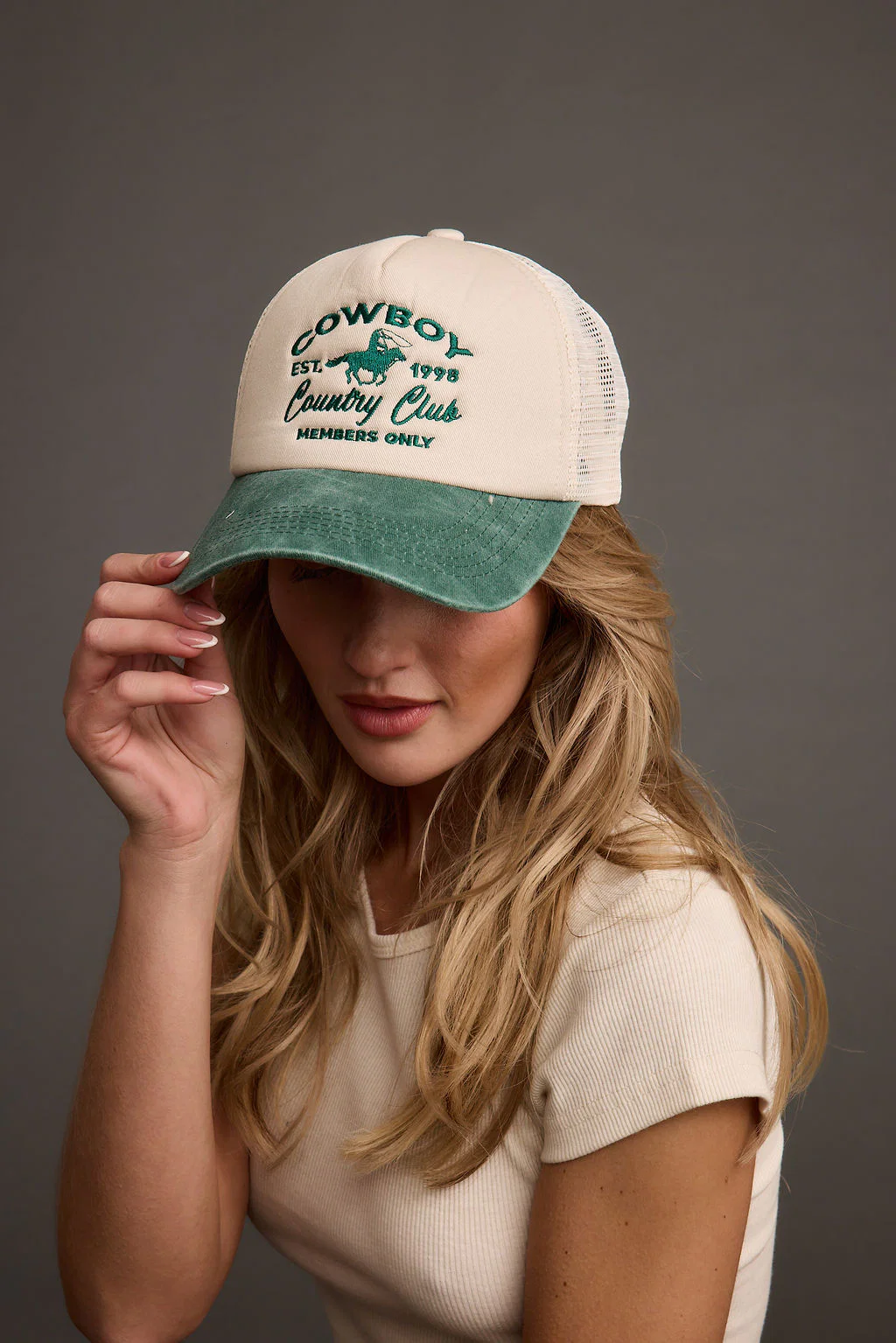 Cowboy Country Club Trucker Hat - Image 4