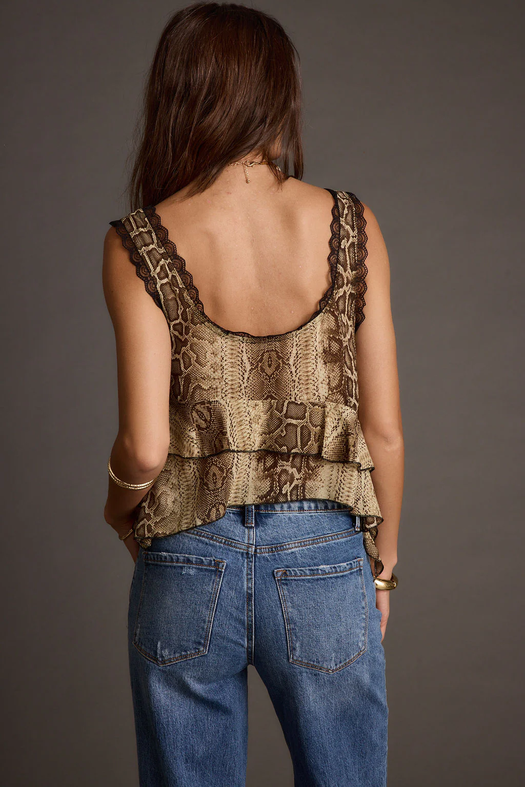 Cynthia Snake Print Tank - Image 4