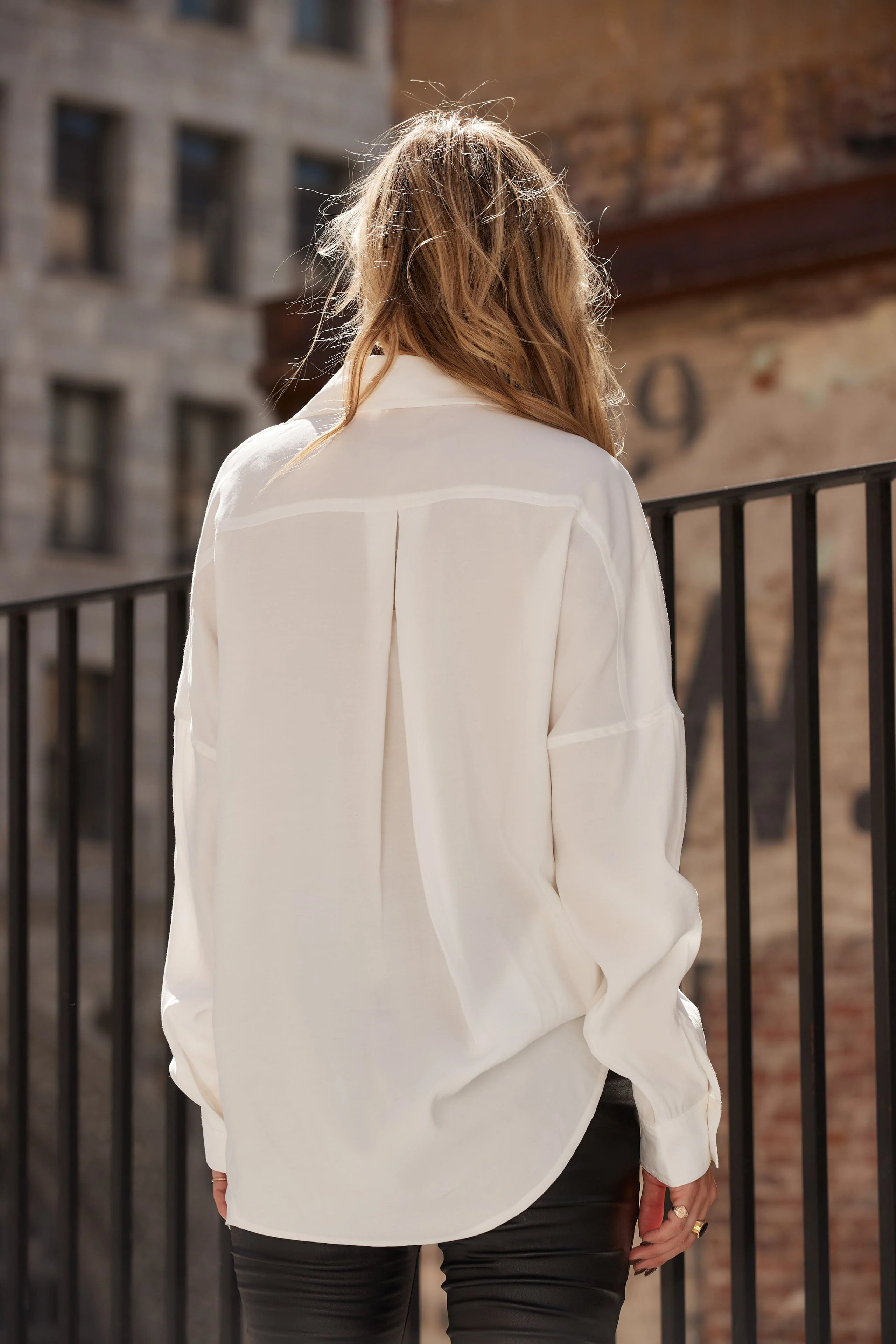 Danielle White Button Up Top - Image 2