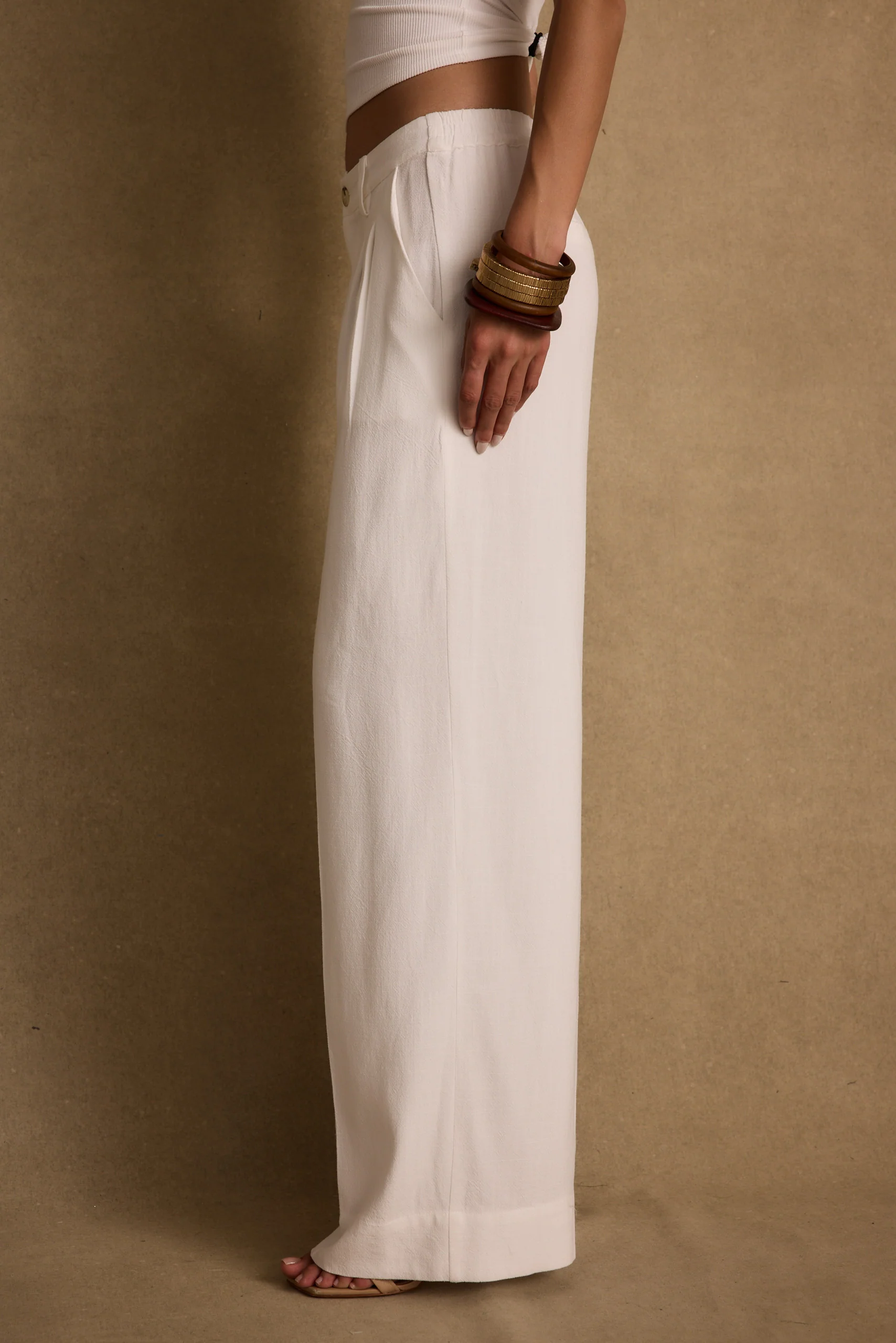 Diane White Linen Trouser - Image 7