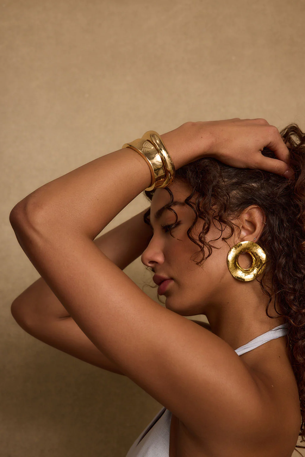 Elisa Gold Bangle Set - Image 5