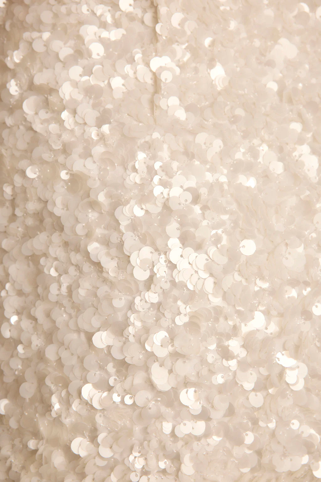Esme White Sequin Mini Skirt - Image 9