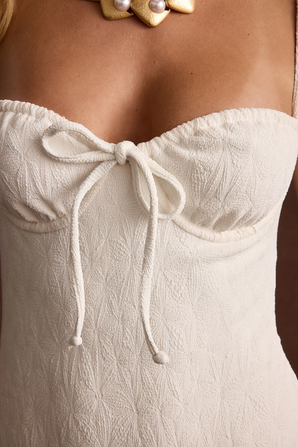 Estrella Ivory Gardenia One Piece - Image 7