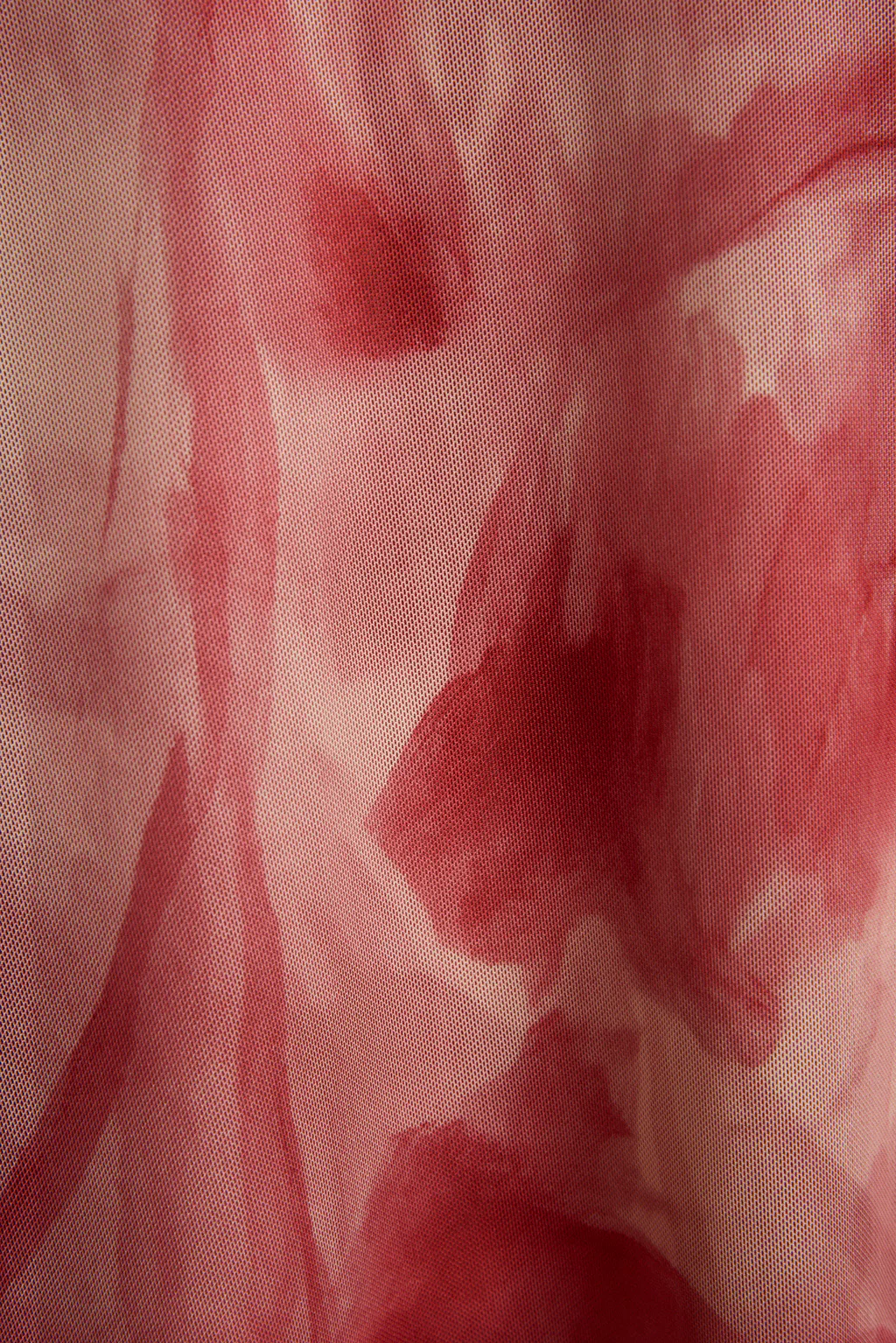 Everly Pink Printed Mesh Midi Dress - Image 5
