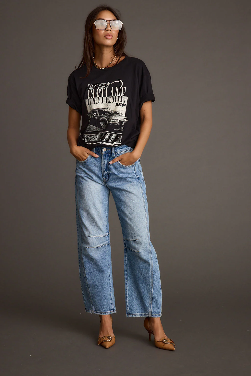 Fastlane Black Unisex Graphic Tee - Image 3