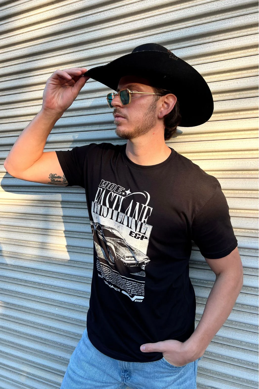 Fastlane Black Unisex Graphic Tee - Image 6