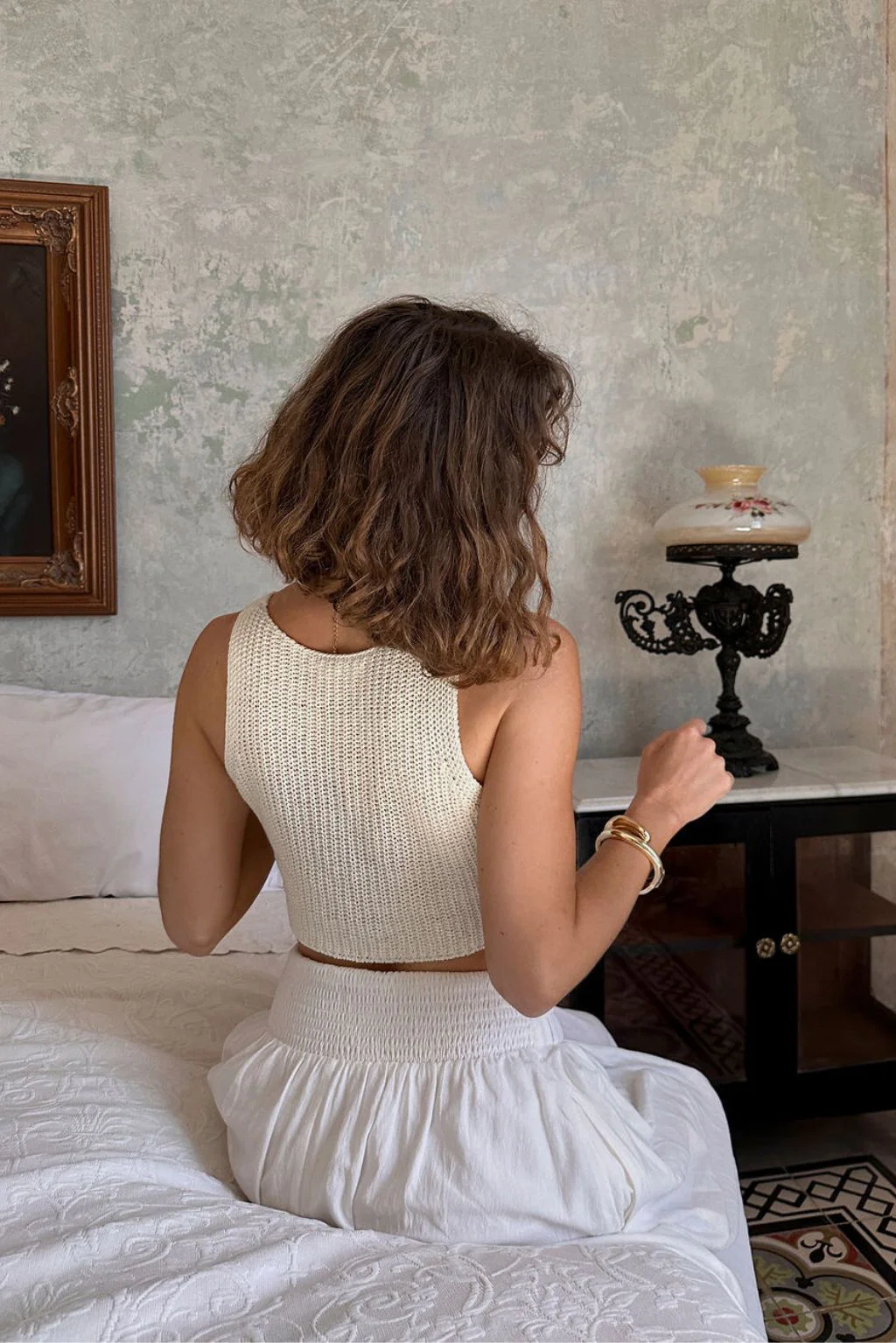 Fawn Cream Knit Vest - Image 2