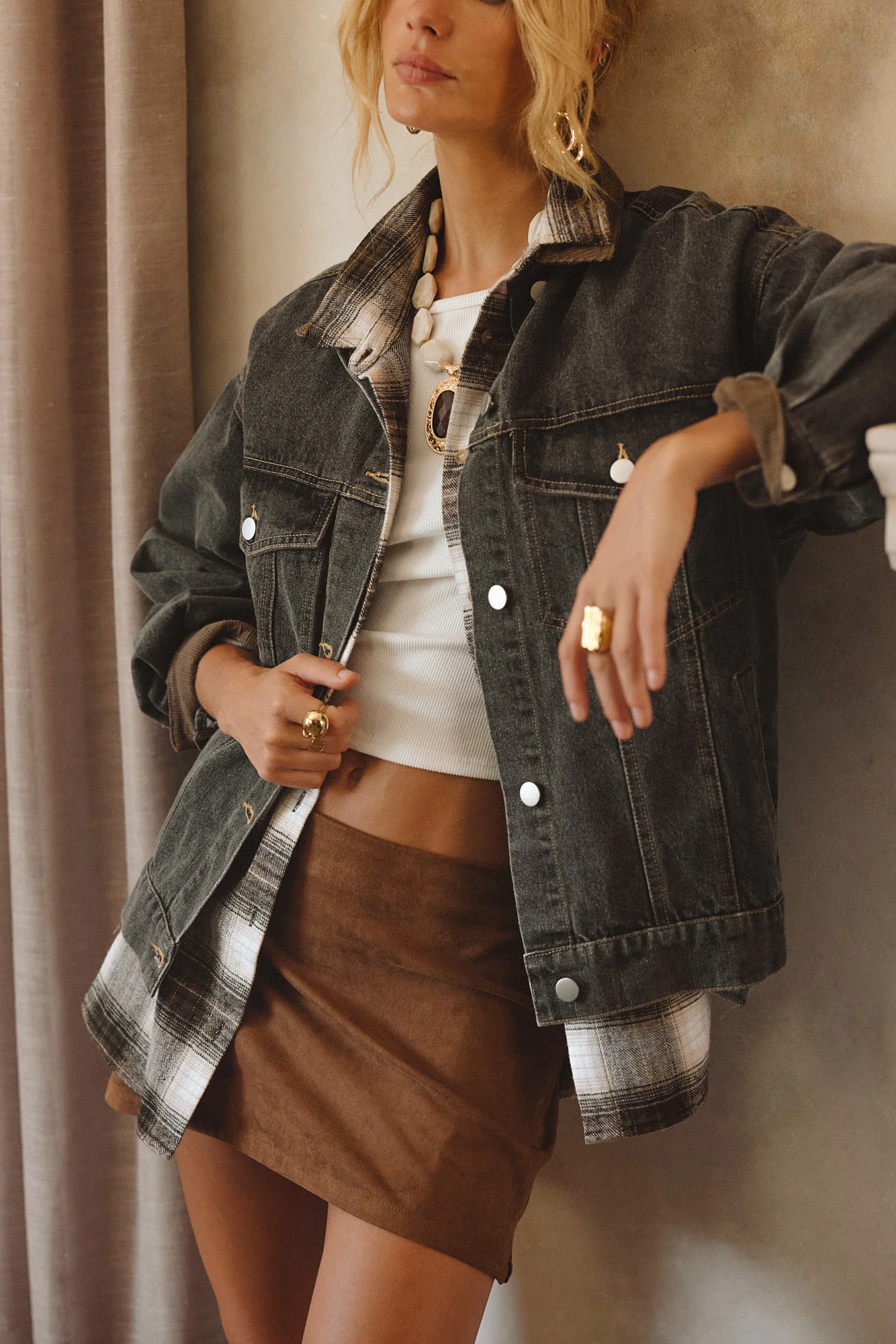 Fireside Espresso Plaid Flannel - Image 6
