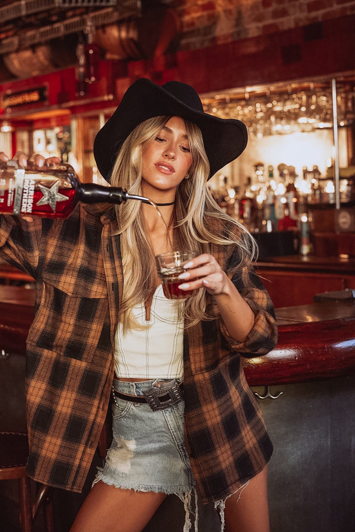 Fireside Mocha Plaid Flannel - Image 3