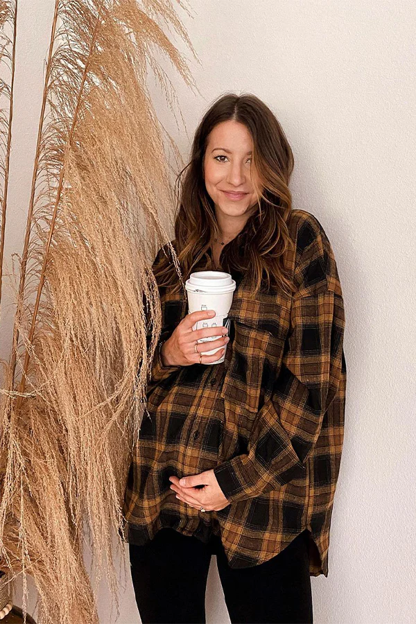 Fireside Mocha Plaid Flannel - Image 4