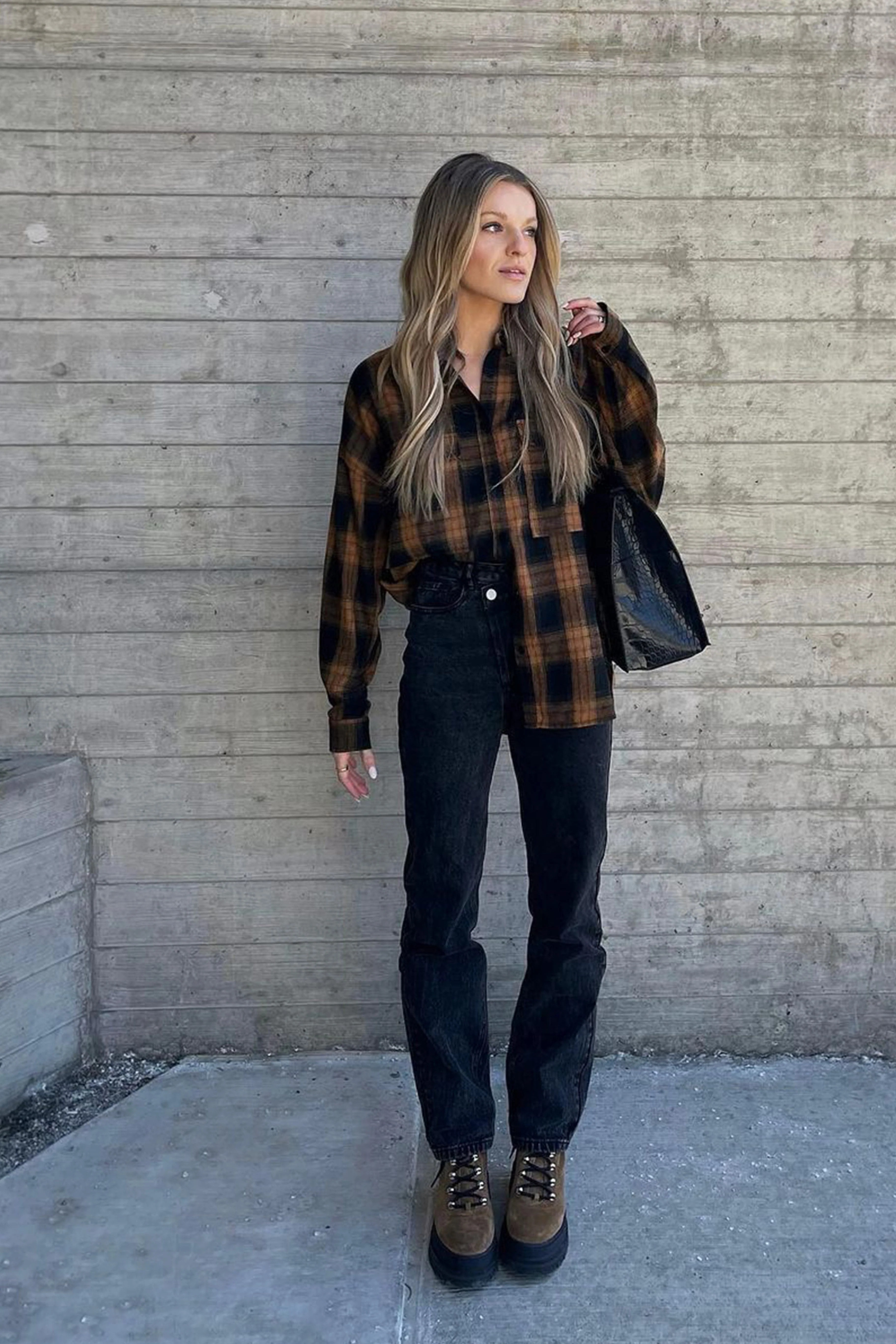 Fireside Mocha Plaid Flannel - Image 9