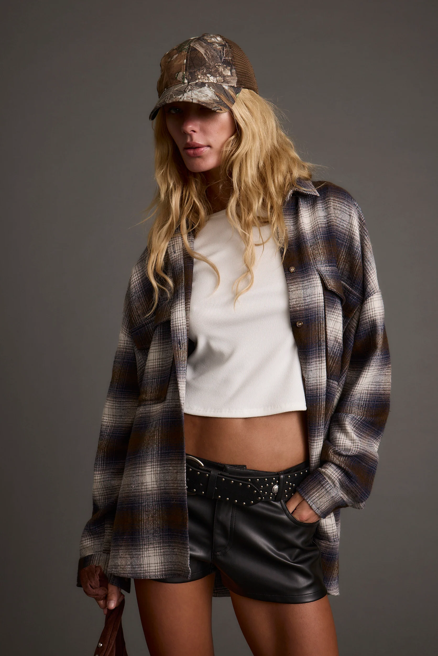 Fireside Navy Plaid Flannel - Image 6