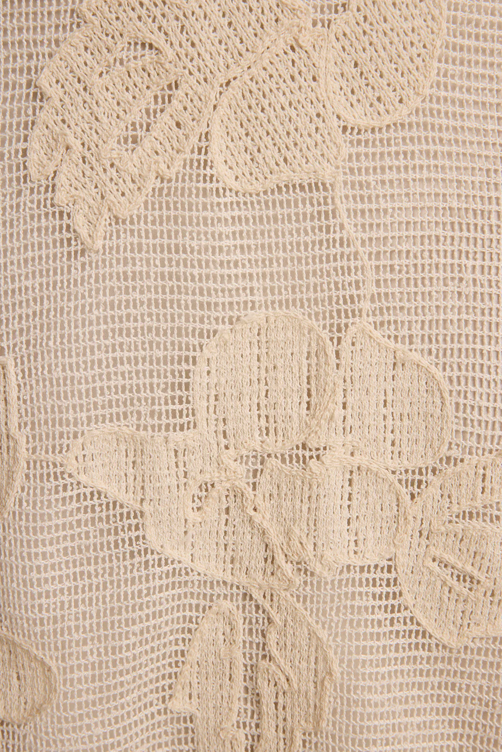 Fontaine Ivory Jacquard Fringe Midi Dress - Image 10