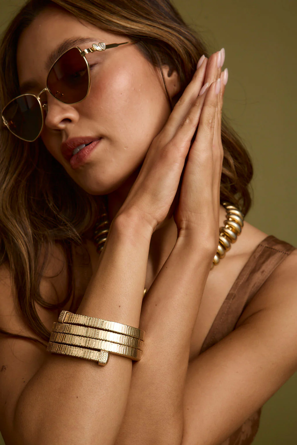 Forevermore Gold Metal Bangle - Image 3