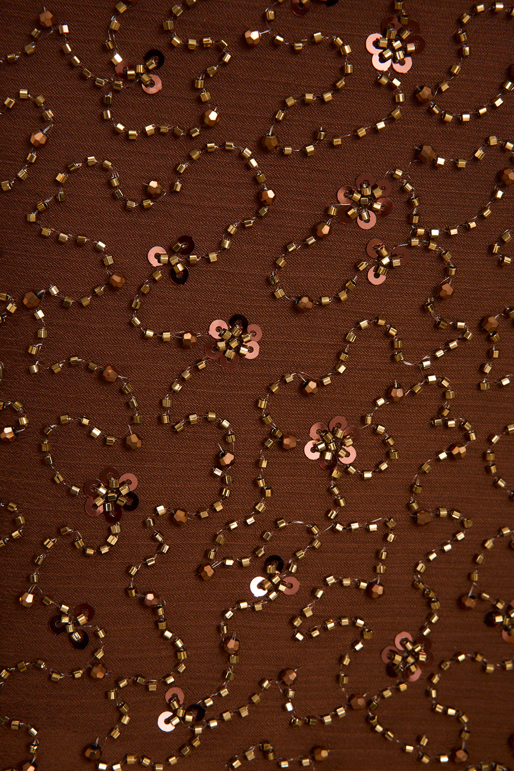 Freya Mocha Beaded Sarong - Image 9