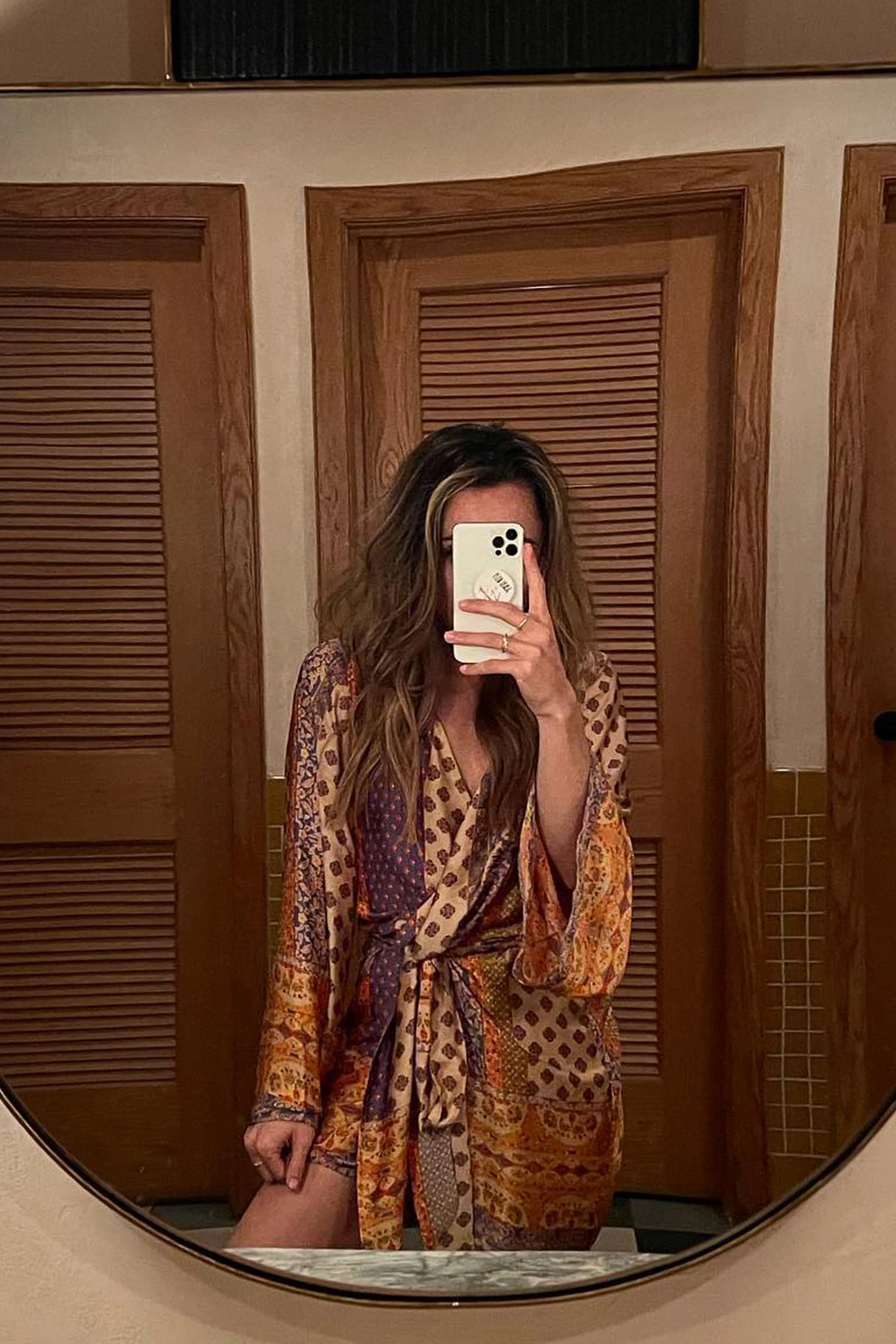 Gold Standard Multicolored Kimono Dress - Image 8